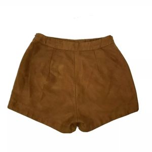 Womens Hollister Faux Suede High Rise Shorts